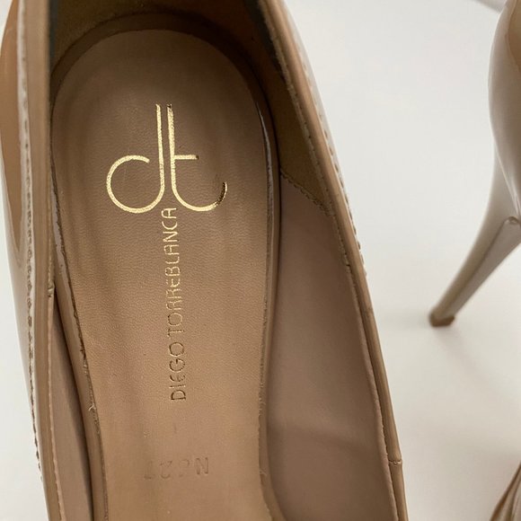 Diego Torreblanca tan platform pumps, size 7 - Picture 6 of 6
